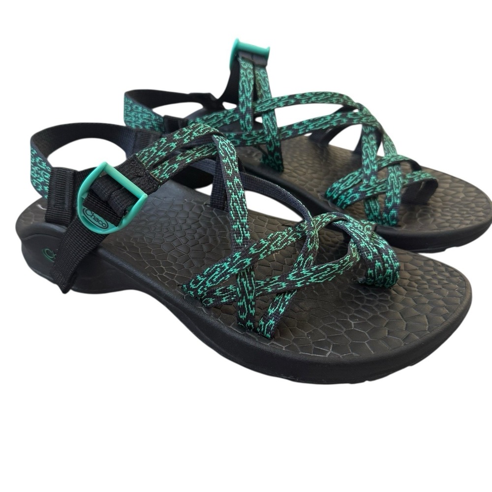 CHACO ZCLOUD X2 JCH105680 Botanic Teal Green WOMENS SANDAL Size 9